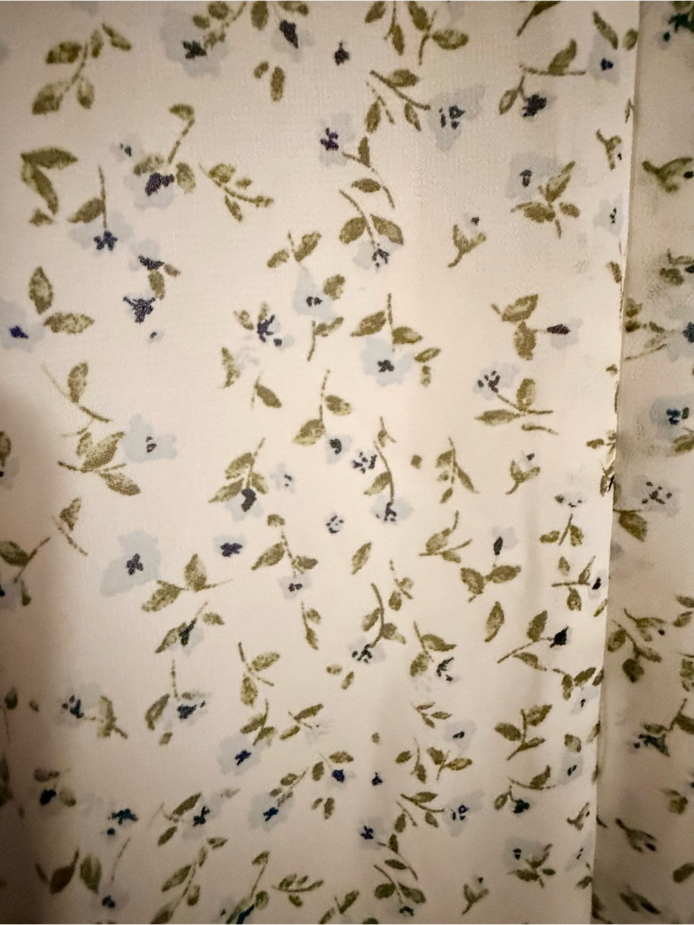 Francesca's Ivory Floral Print Dress - Picture 3 of 5